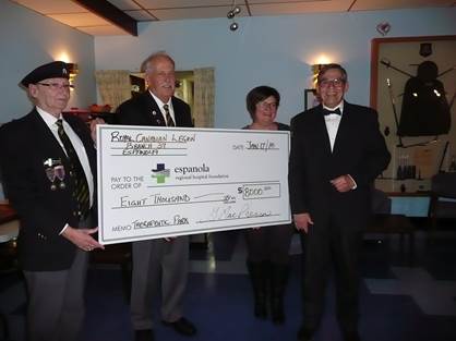 Espanola Legion supports new park