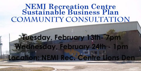 NEMI Recreation Centre Sustainable Business Plan Open House