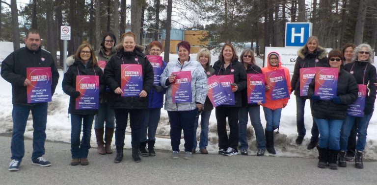Espanola hospital staff joins province-wide rallies