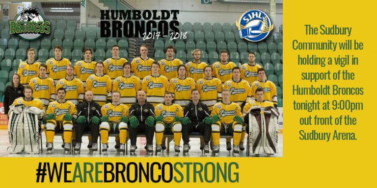 Saskatchewan vigil held in Sudbury – NOJHL plans memorial