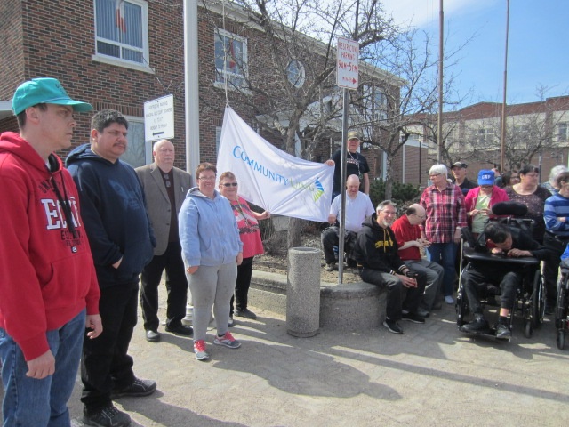 Wear the Blue And Green For Community Living