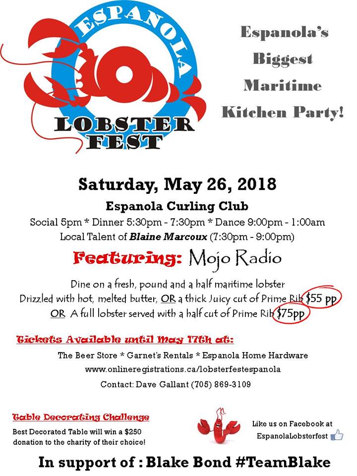 Lobsterfest 2018 for Team Blake
