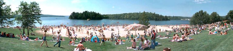 Pipe work closes beach in Elliot Lake