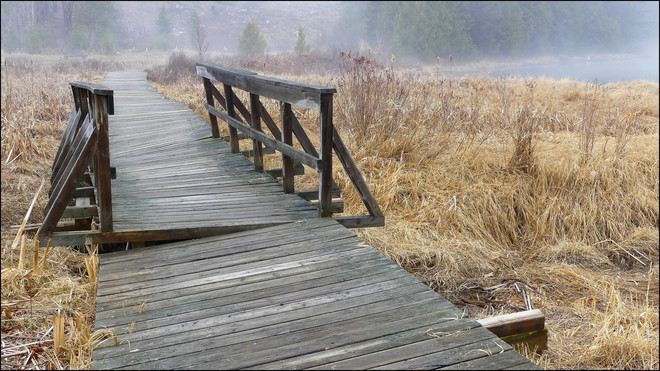 A new boardwalk part of shoreline development in Elliot Lake