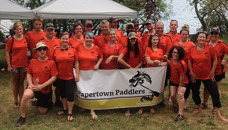 Papertown Paddlers do their part at Dragon Boat races