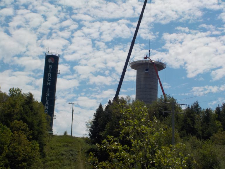 Water tank progressing at Whitefish River First Nation