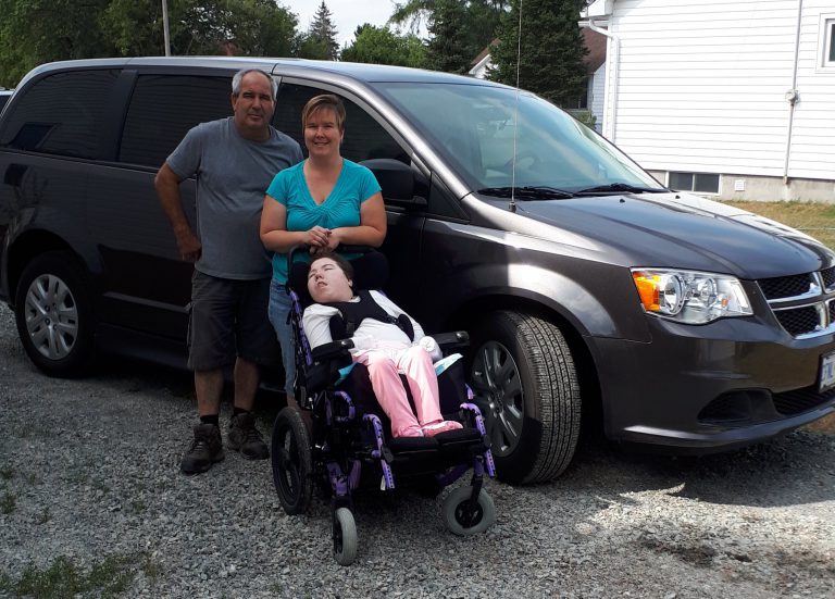 Richer family of Massey gets new van