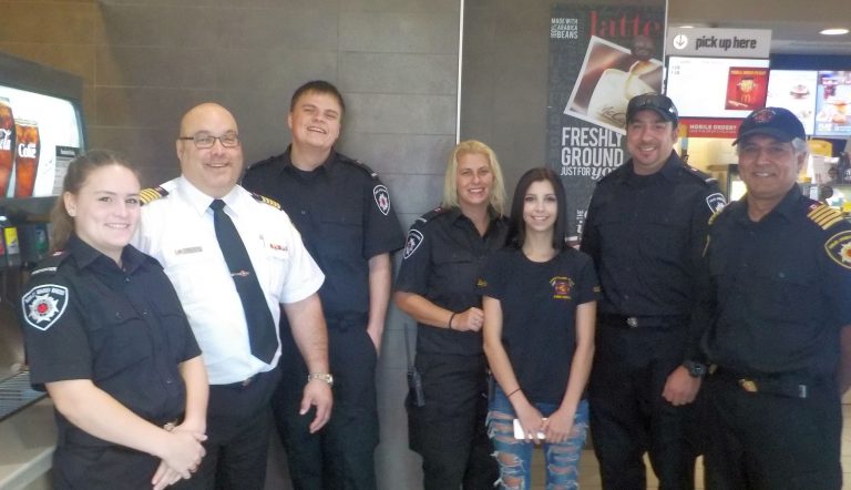 Have a coffee with a firefighter