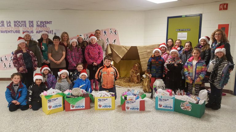 École Georges Vanier in the spirit of helping others