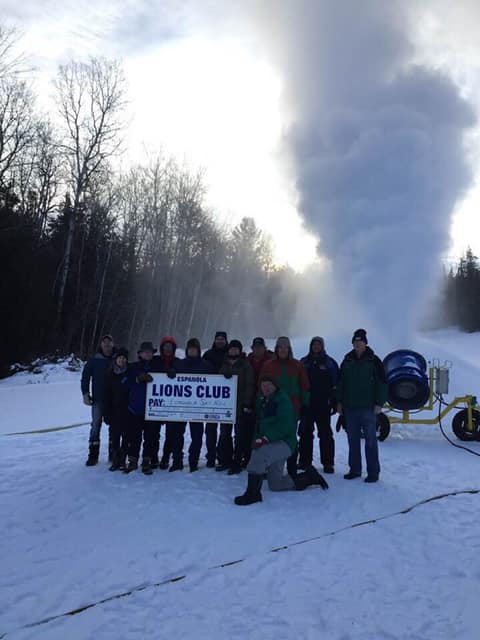 Talk about rooster tails – funding for snow-making in Espanola