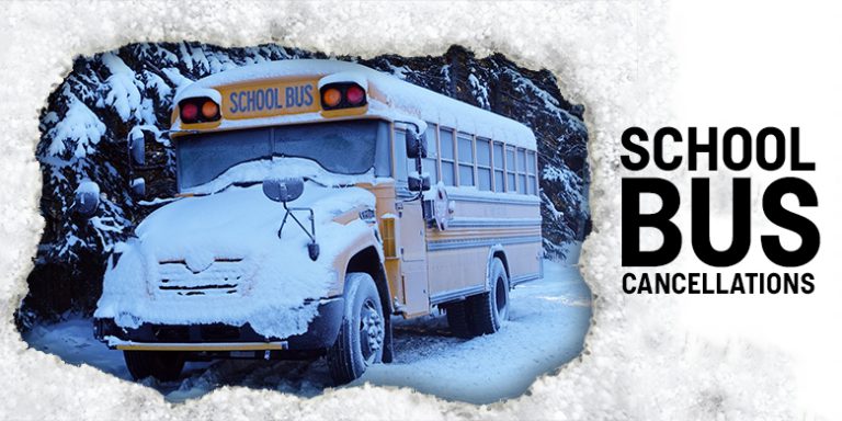 SCHOOL BUSES CANCELLED ONLY ON MANITOULIN ISLAND – ALL OTHER BUSES IN ALGOMA & SUDBURY DISTRICTS ARE RUNNING