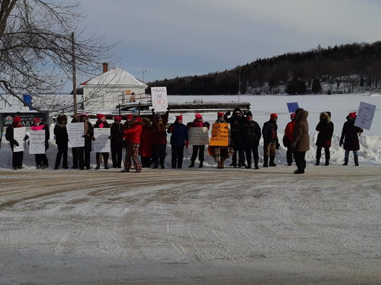 First Annual Women’s march held on Manitoulin Island