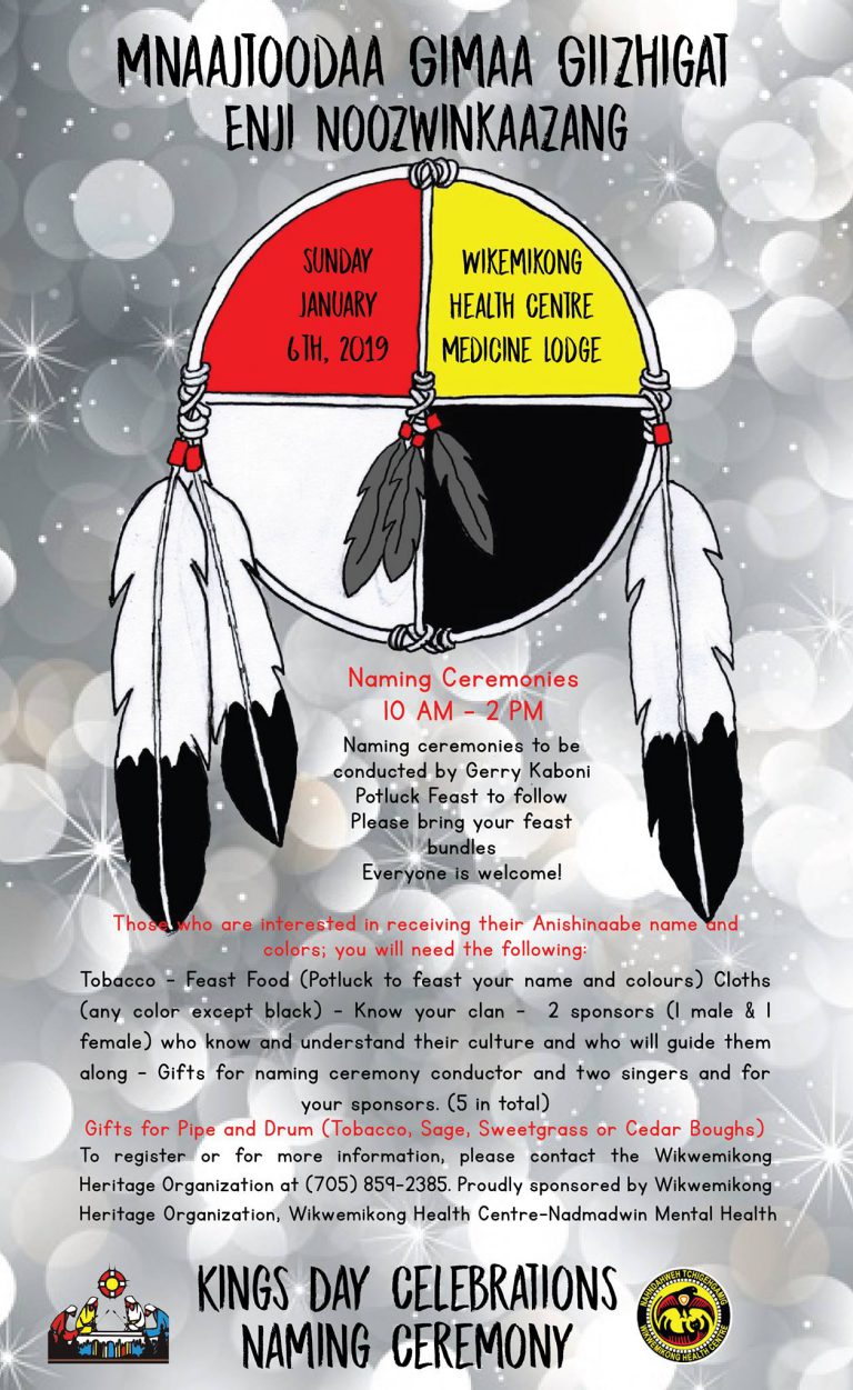 Wikwemikong hosting naming ceremony
