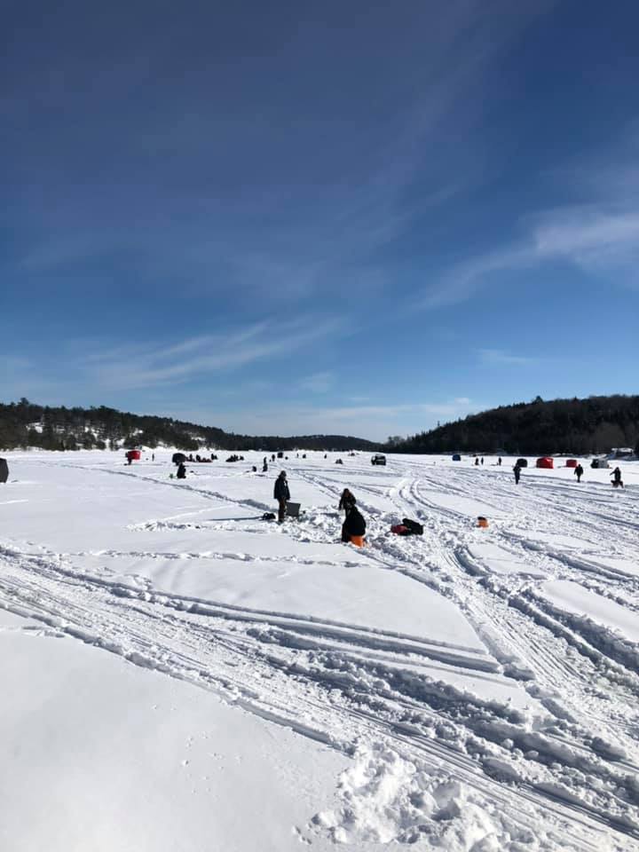 WHAT A PERFECT DAY FOR A FISHING DERBY IN BIRTH ISLAND