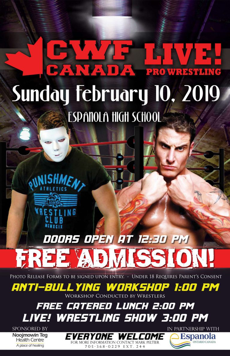 Anti-bullying workshop part of Espanola Winter Carnival