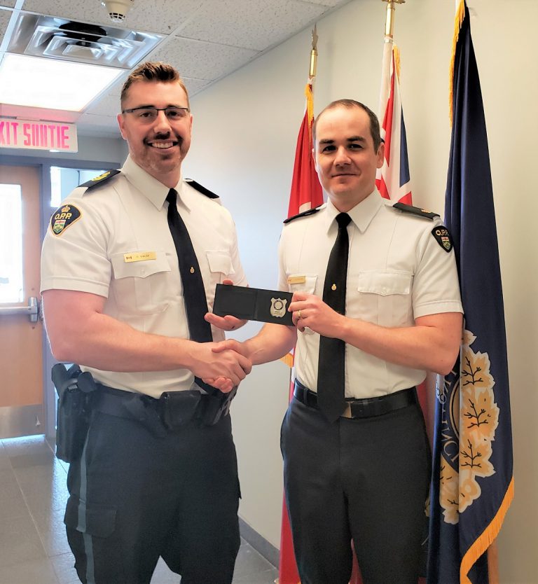 New Staff Sergeant in East Algoma