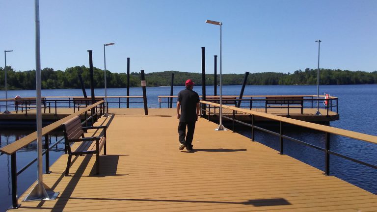 Docks reopen in Elliot Lake with a new feature