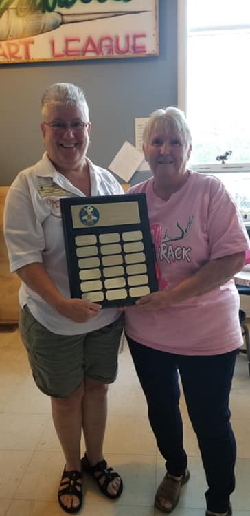 Webbwood Eagles/Ladies Auxiliary wins award for increasing membership