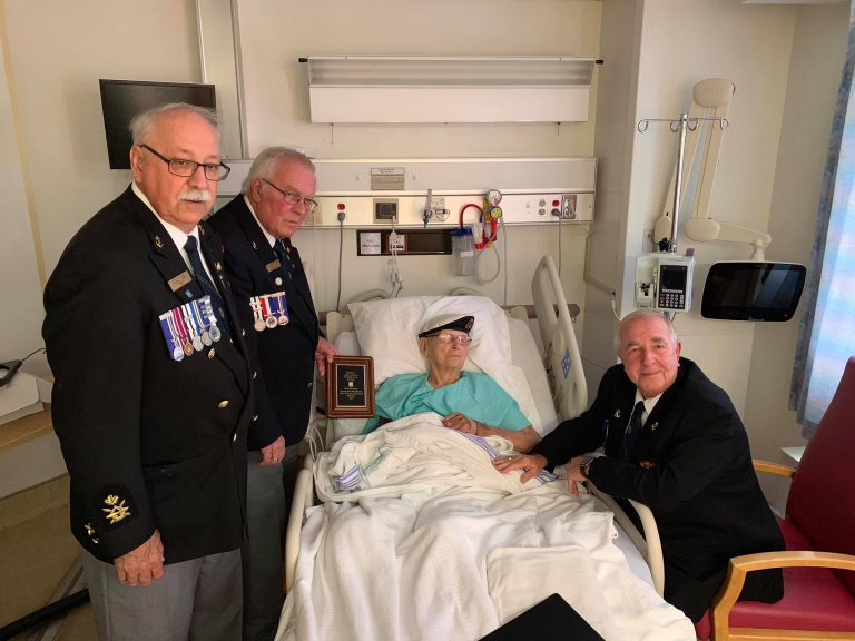 UPDATE: Manitoulin Island naval vet Allan Tustian passes away in his 101st year