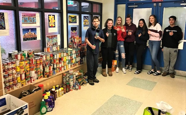 Food banks benefit from student’s Halloween trick-or-treating