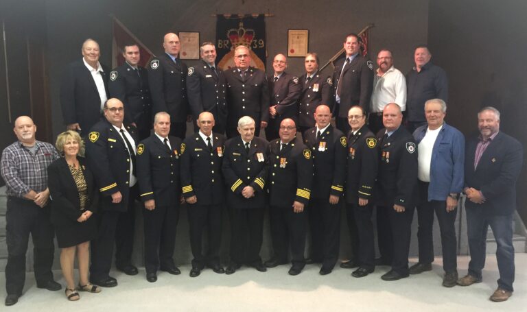 Espanola community honours its firefighters