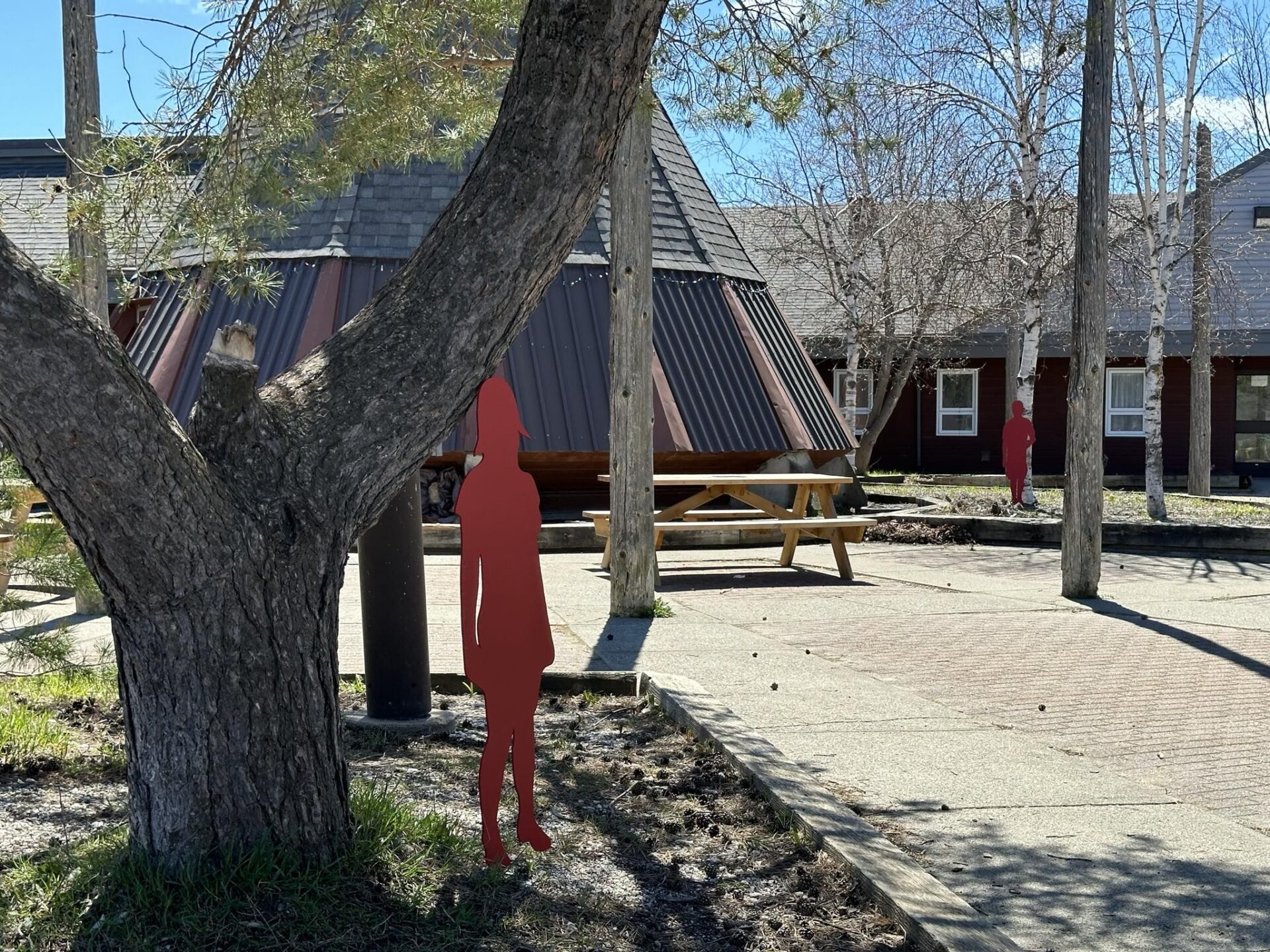 Art installation marks Red Dress Day My Espanola Now