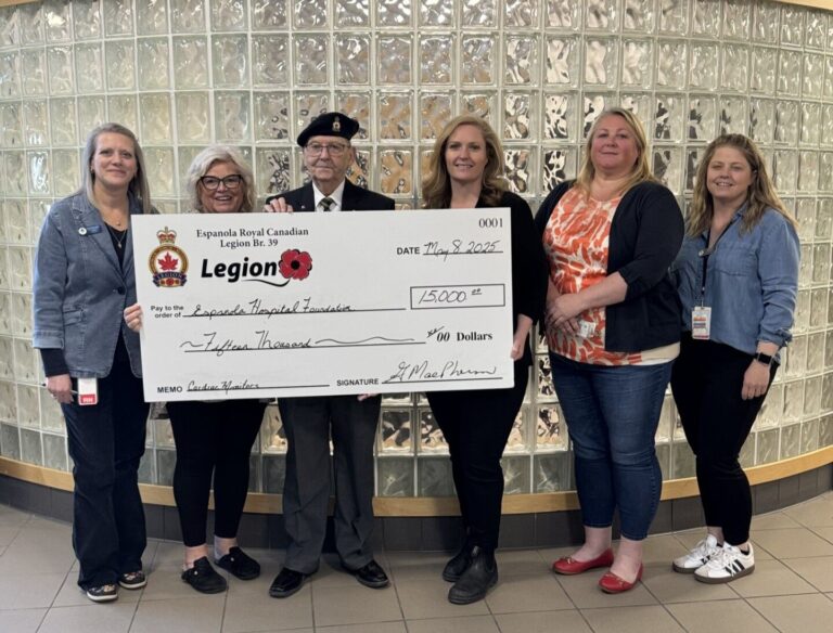 Espanola Legion makes donation to regional hospital foundation