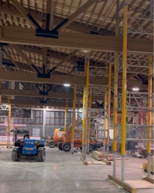 Photo provided-Rogers Arena shoring in the interior.